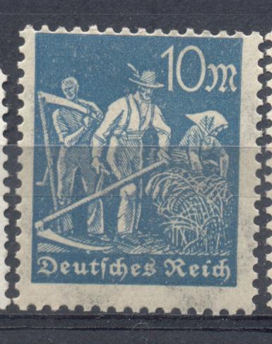 Германия  1922 г. стандартный выпуск Труд Сельское хозяйство  негашеная**