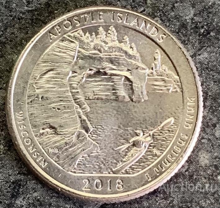 25 ЦЕНТОВ  2018 г P (СМ.ФОТО)