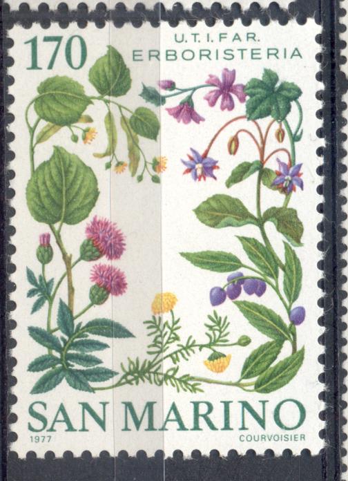 Сан Марино 1977 г. Фауна  негашеная**