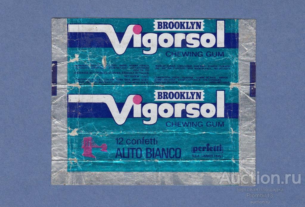Обертка Италия Perfetti S.p.A. LAINATE Brooklyn Vigorsol