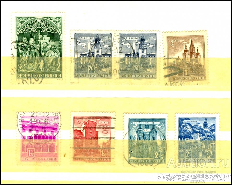 Набор марок Австрия.