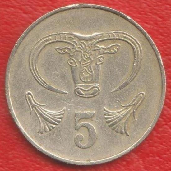 Кипр 5 центов 1983 г.