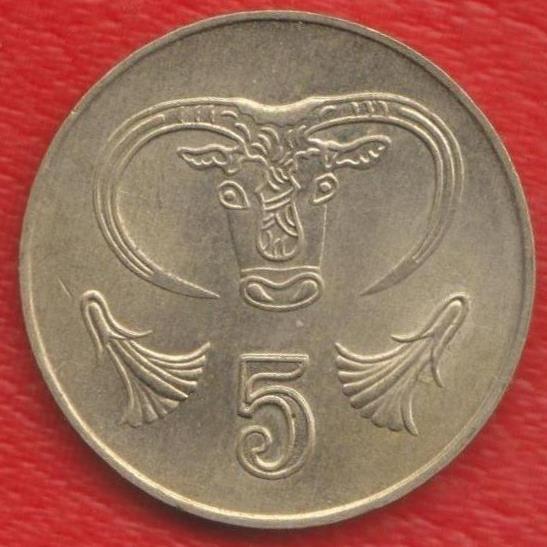 Кипр 5 центов 2001 г.