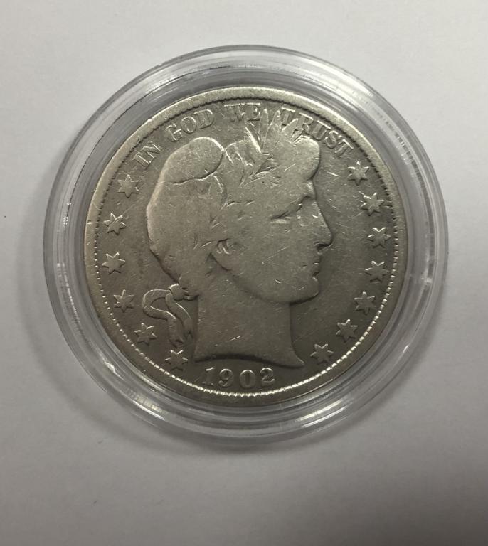 США 50 центов 1902 СЕРЕБРО