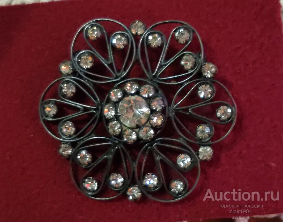 Брошь , серебро, СССР — покупайте на Auction.ru по выгодной цене. Лот ...