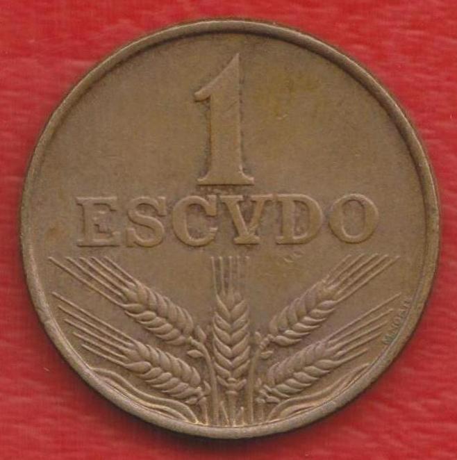 Португалия 1 эскудо 1974 г.