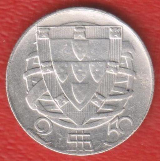 Португалия 2,5 эскудо 1944 г.  серебро