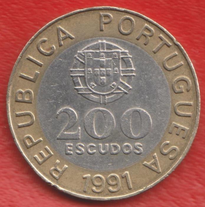 Португалия 200 эскудо 1991 г.
