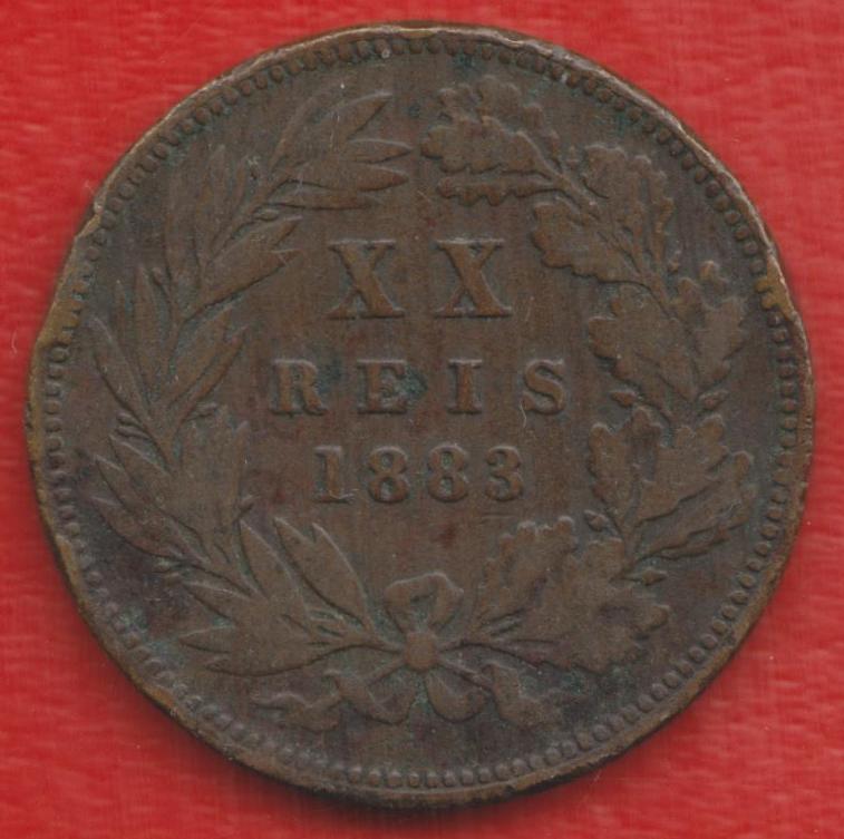 Португалия 20 рейс 1883 г.
