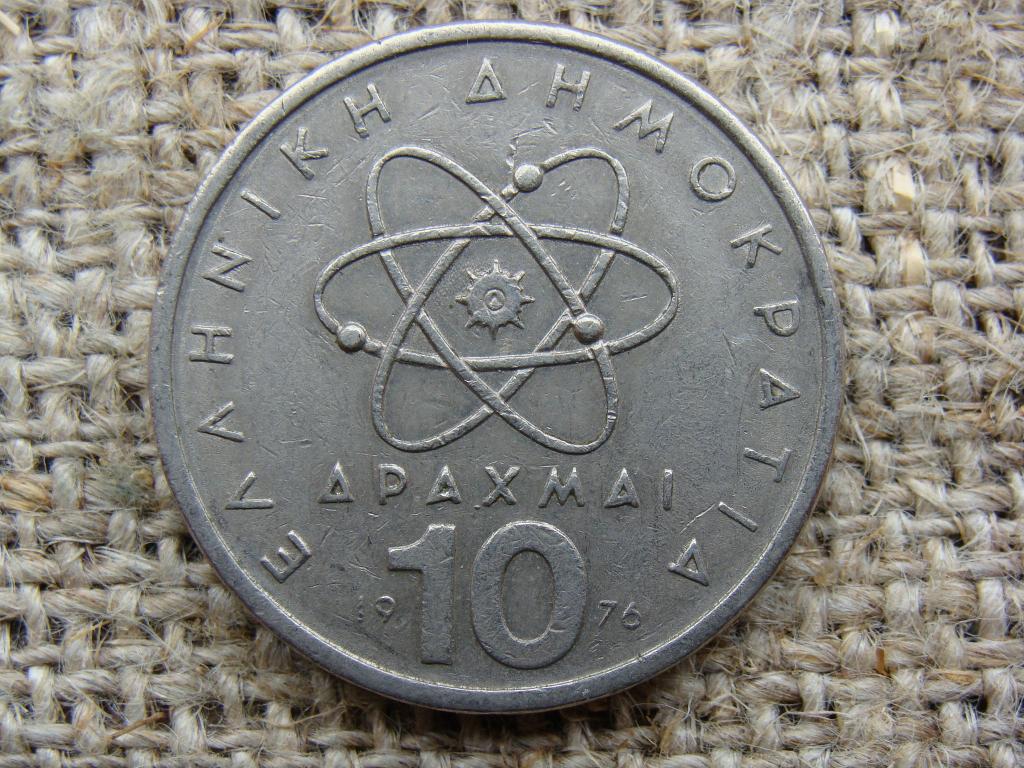10 драхм 1976 год. Греция