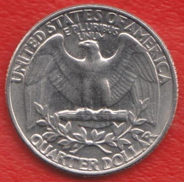США 25 центов 1985 г. квотер P Филадельфия