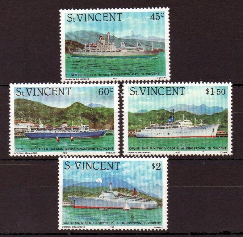 Сент-Винсент,1982,Ми-643-6**Корабли