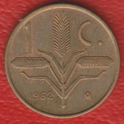 Мексика 1 сентаво 1962 г. НЕ ЧАСТЫЙ ГОД ЧЕКАНКИ