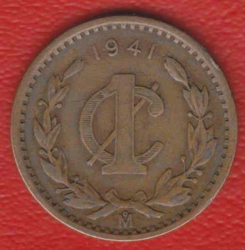 Мексика 1 сентаво 1941 г.
