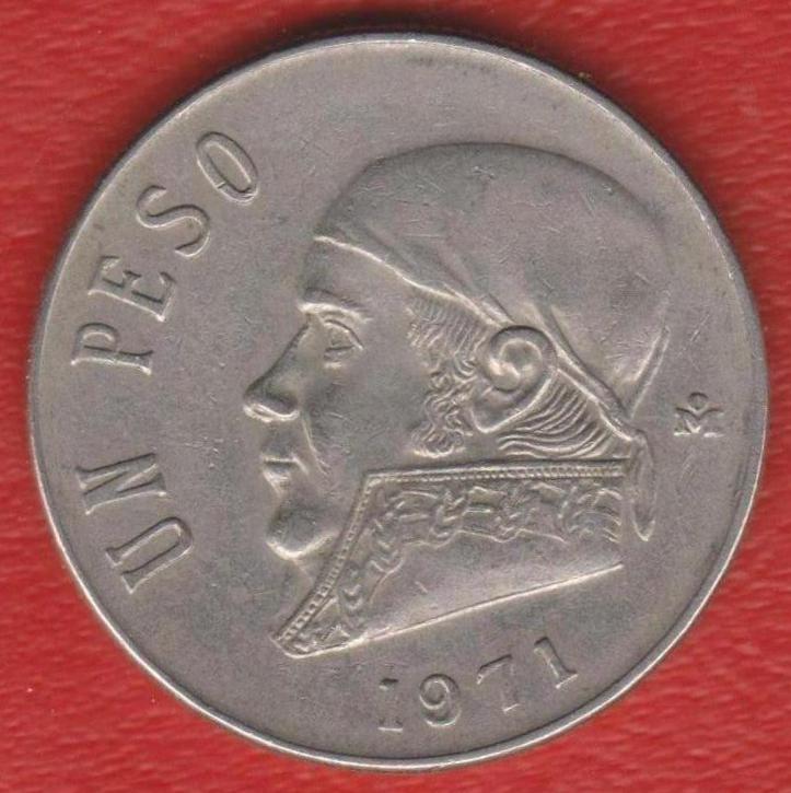 Мексика 1 песо 1971 г.