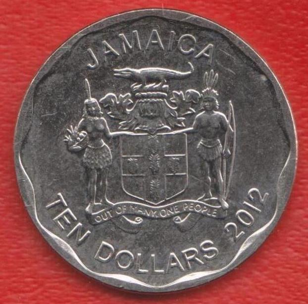 Ямайка 10 долларов 2012 г.