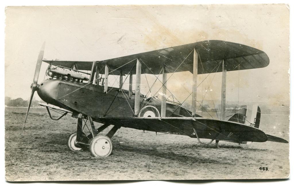 ПМВ самолет бомбардировщик Airco DH 9 Великобритания