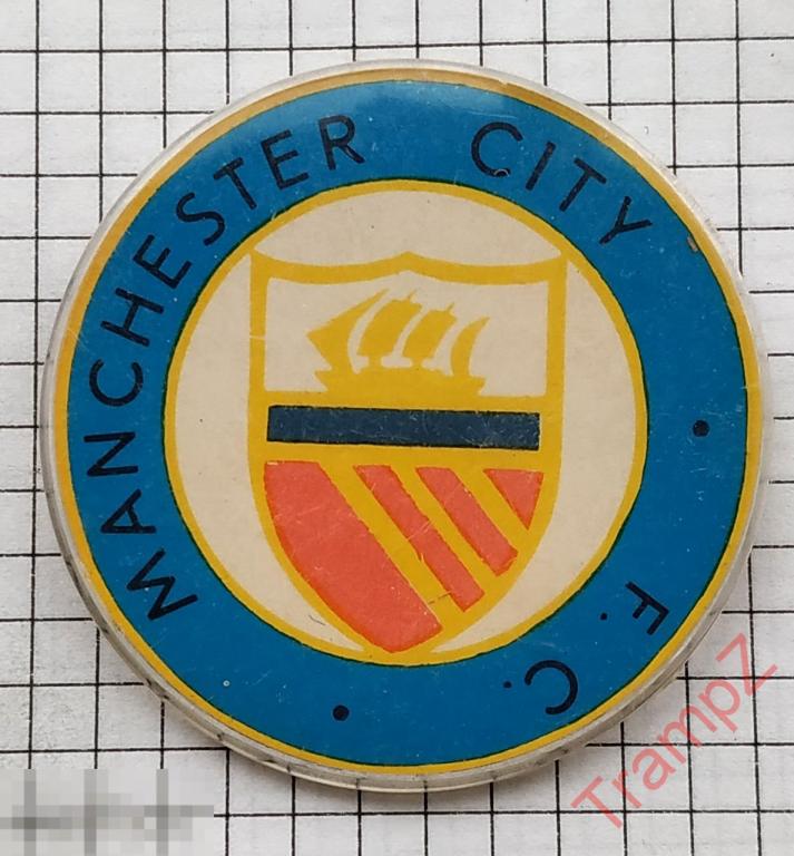 Знак Manchester City Манчестер Великобритания футбольный клуб Европы #1 