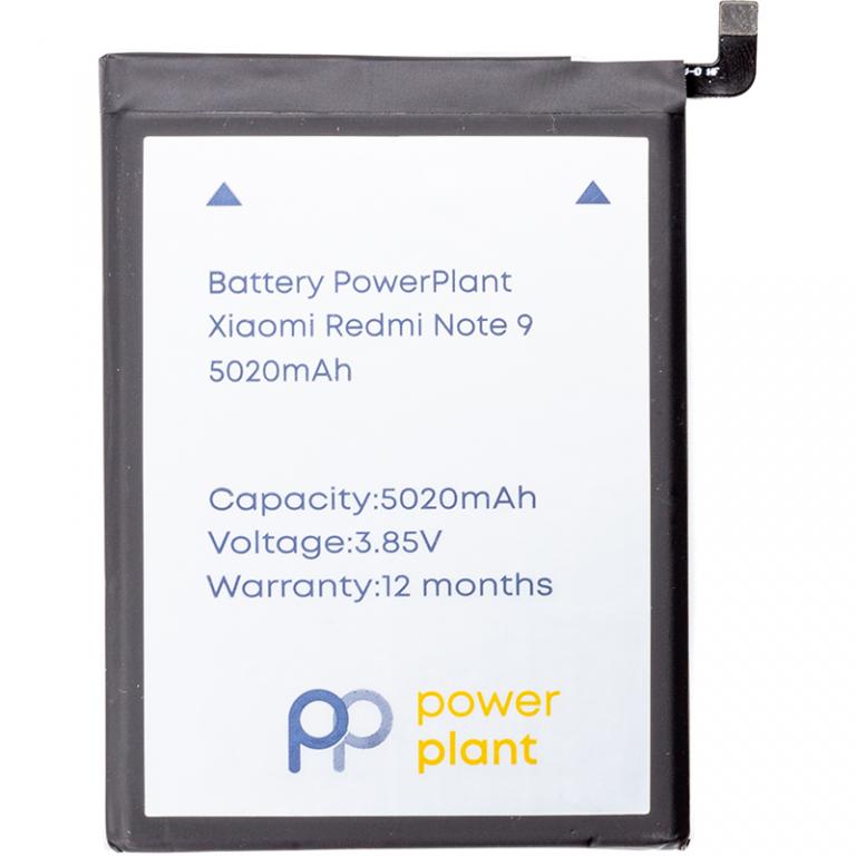 Аккумулятор PowerPlant Xiaomi Redmi Note 9 (BN54) 5020mAh (SM220403)