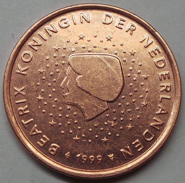 Нидерланды 5 евроцентов 1999 года (10) КМ#236
