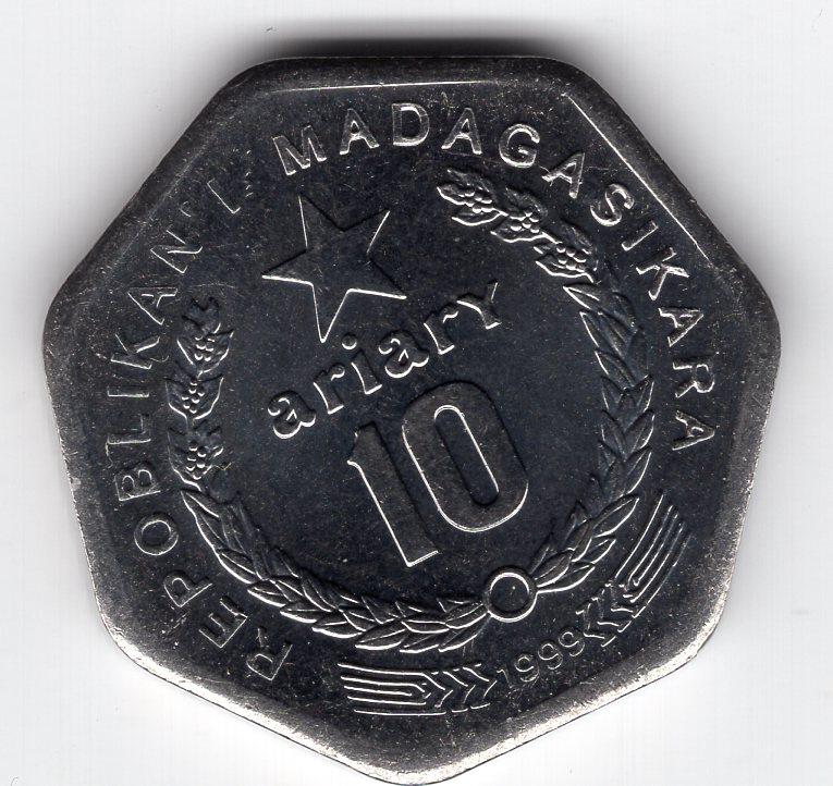 10 ариари - Мадагаскар - 1999 - ФАО