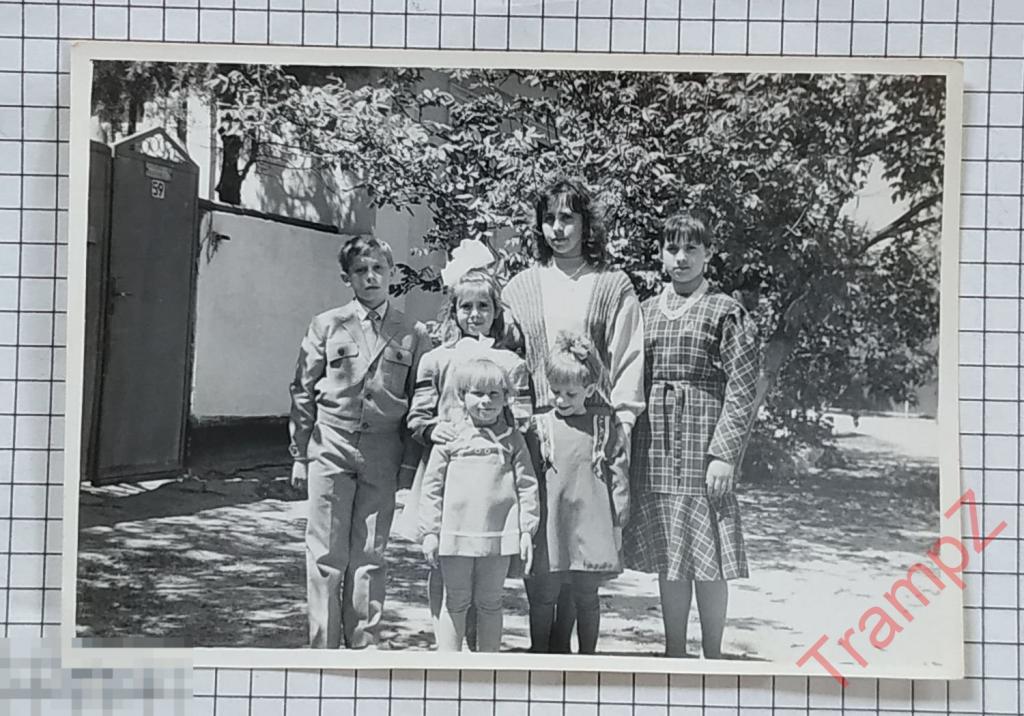 Фотография мать с детьми девочки мальчик мода #01* 