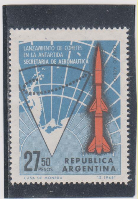 Аргентина,1966**Старт ракеты из антарктичесой зоны