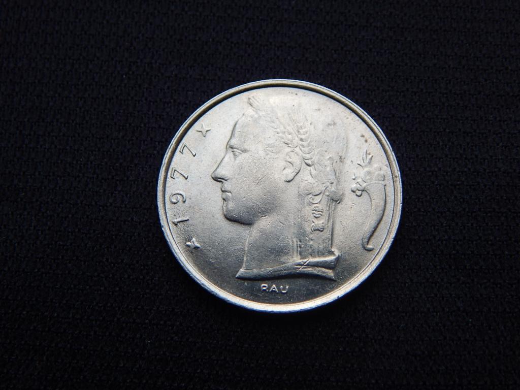 1 франк 1977 года Бельгия Ао95