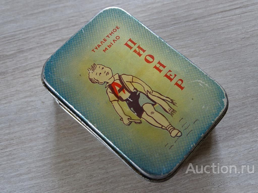 БАНКА ТУАЛЕТНОЕ МЫЛО ПИОНЕР НЕВСКИЙ ЗАВОД ЛЕНИНГРАД СССР СОСТОЯНИЕ!!!