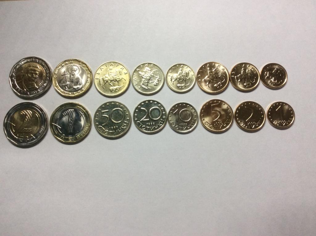 Болгария набор регулярных монет 8 шт., unc