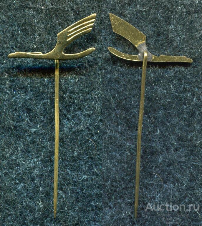 Авиация Авиакомпания.Люфтганза. Lufthansa. Эмблема. Тяжелый, игла.