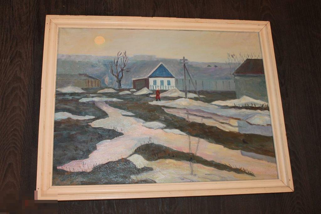 КАРТИНА. ХОЛСТ. МАСЛО. ЧУПРИН Н. ГР. 2000 г. УТРО. * 