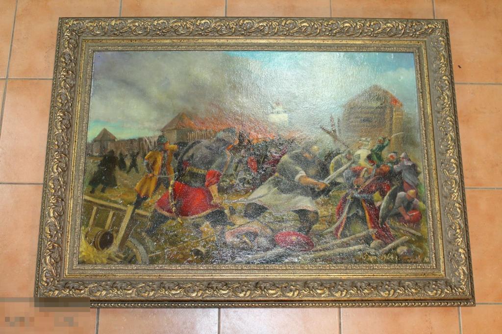 КАРТИНА. ХОЛСТ. МАСЛО. ТАРАСОВ Ю. 1964 ГОД. 