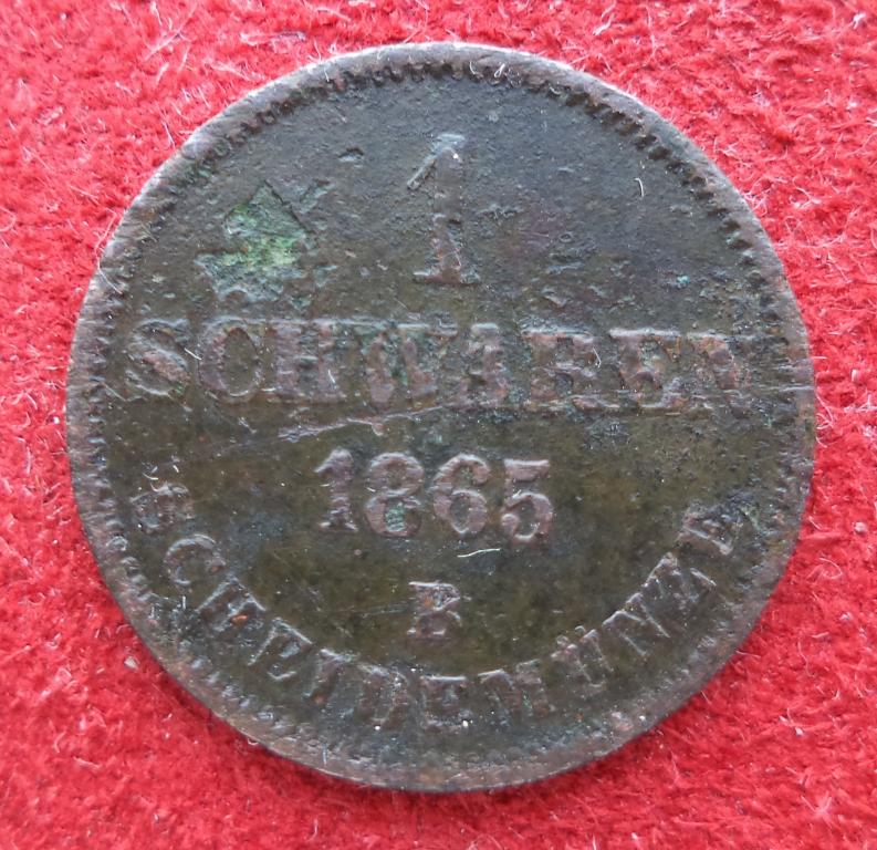 Ольденбург 1 шварен 1865 год  п.11