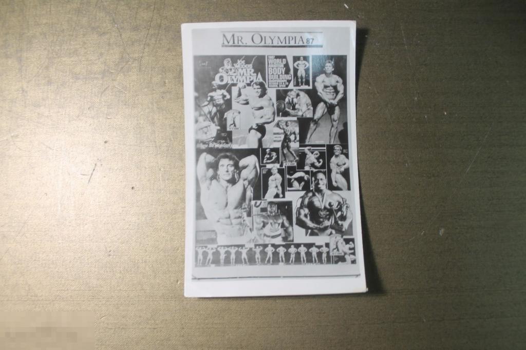 ФОТОГРАФИЯ. Mr.OLYMPIA 87. ФОТООТКРЫТКА. * 