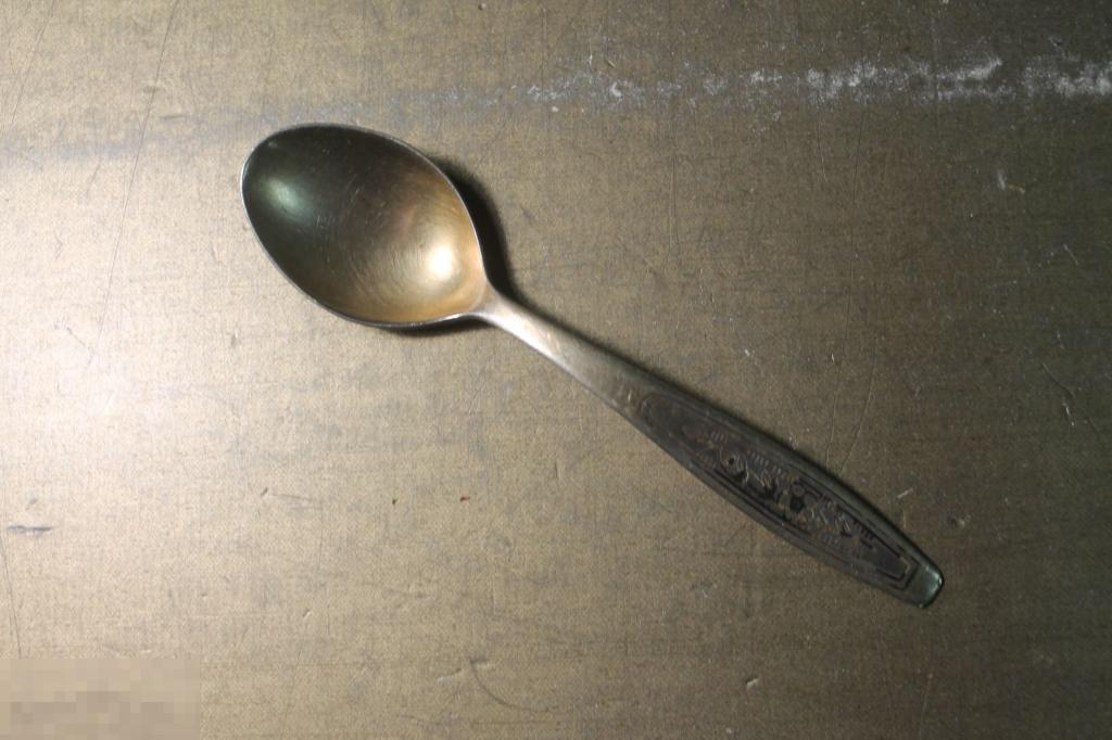 ЛОЖКА. СЕРЕБРО. ОРНАМЕНТ. ЧЕРНЬ. ПТИЦА. ПТИЧКА. ПРОБА  875. ВЕС - 25,4 гр. 