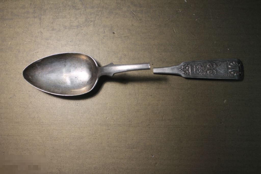 СЕРЕБРО. ЛОЖКА СТОЛОВАЯ. ПРОБА-84. 1843 год. 