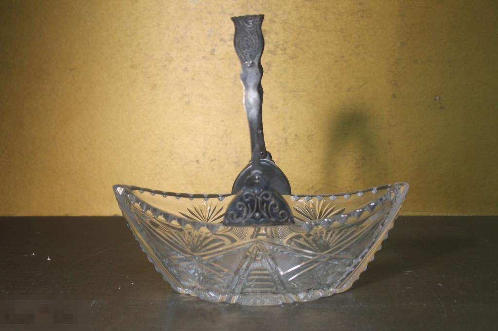 ВАЗА. ЛОДОЧКА. ХРУСТАЛЬ. МЕЛЬХИОР. СССР. 