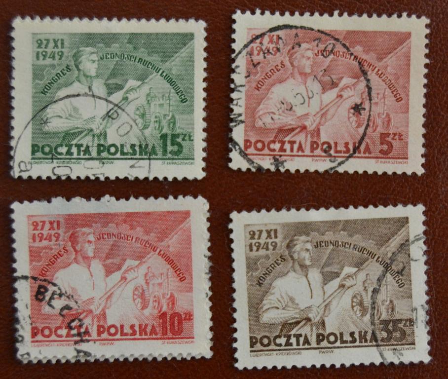 Польша 1949 год  Конгресс  Народного движения за единство Гаш