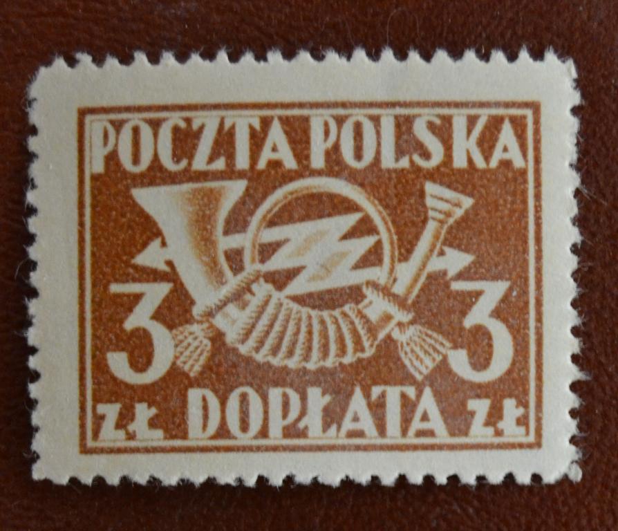 Польша 1949 год Служебные Доплата MNH