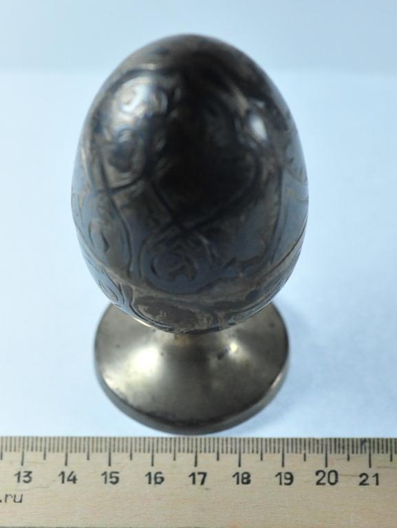Россия Яйцо Чернение Серебро 84 пр. 115 гр.
