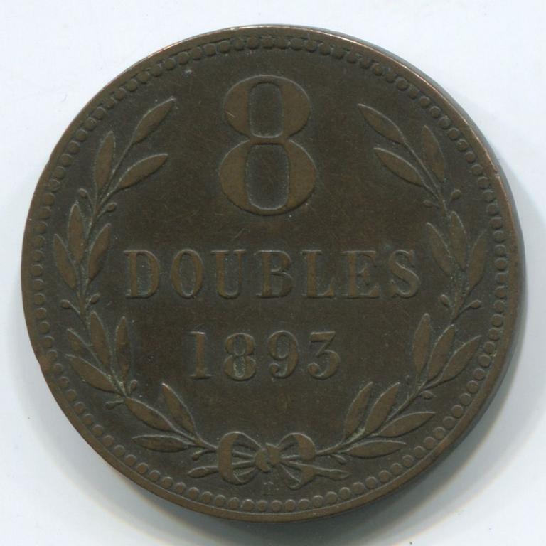 ГЕРНСИ 8 ДУБЛОНОВ 1893H F