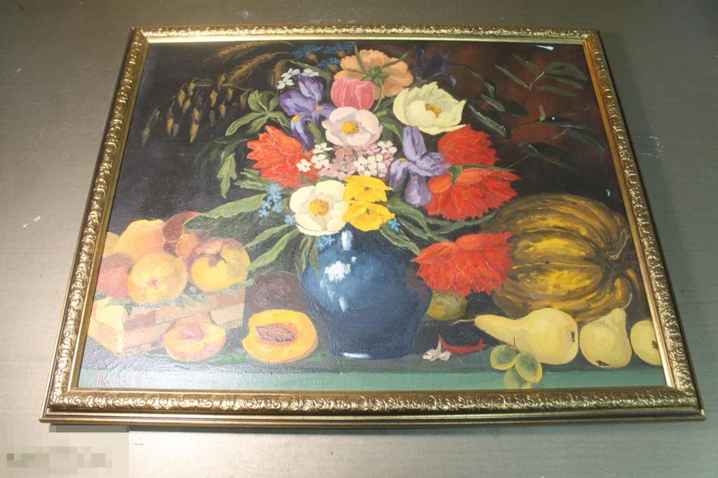 КАРТИНА. ХОЛСТ. МАСЛО. ОРЕНБУРГ. АВТОР ЩУКИНА. Н. 2007 г. НАТЮРМОРТ. 