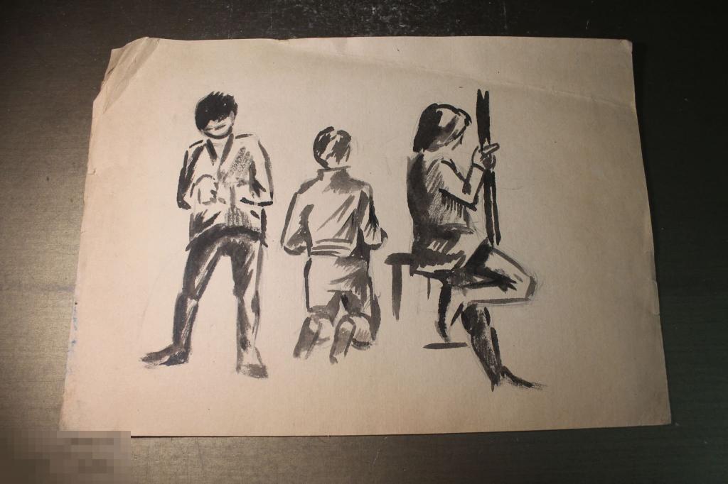 КАРТИНА. АКВАРЕЛЬ. БУМАГА.* 