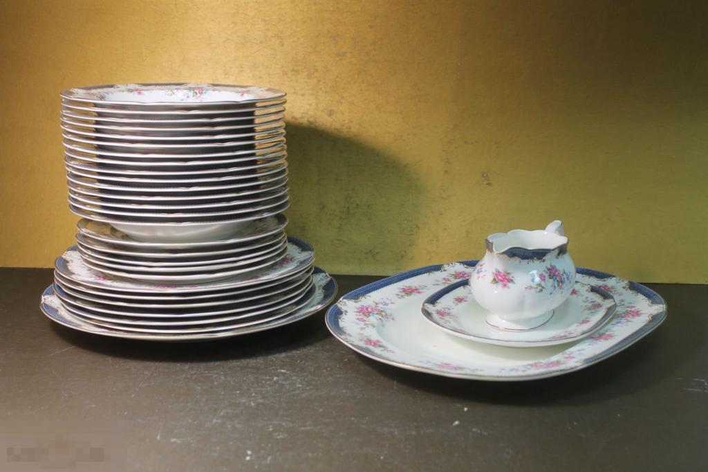 ФАРФОР ЦЕПТЕР. ZEPTER. СТОЛОВЫЙ СЕРВИЗ. 30 ПРЕДМЕТОВ. ГЕРМАНИЯ. 