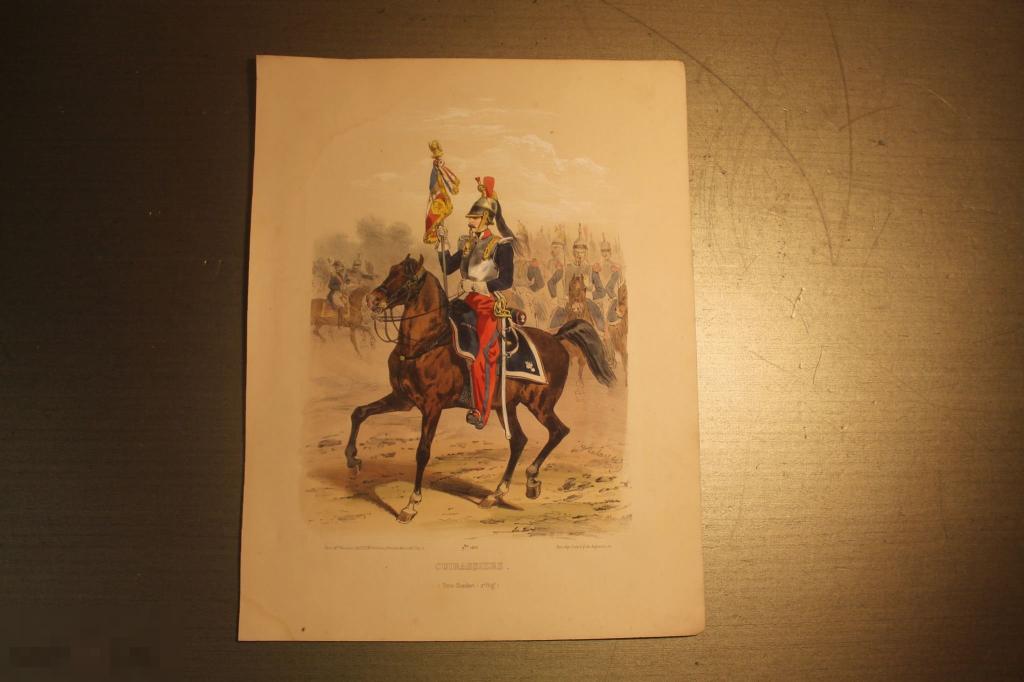 ГРАВЮРА. ЦВЕТНАЯ. ФРАНЦИЯ. ПАРИЖ. АРМИЯ НАПОЛЕОНА. АРМИЯ ФРАНЦИИ. * 