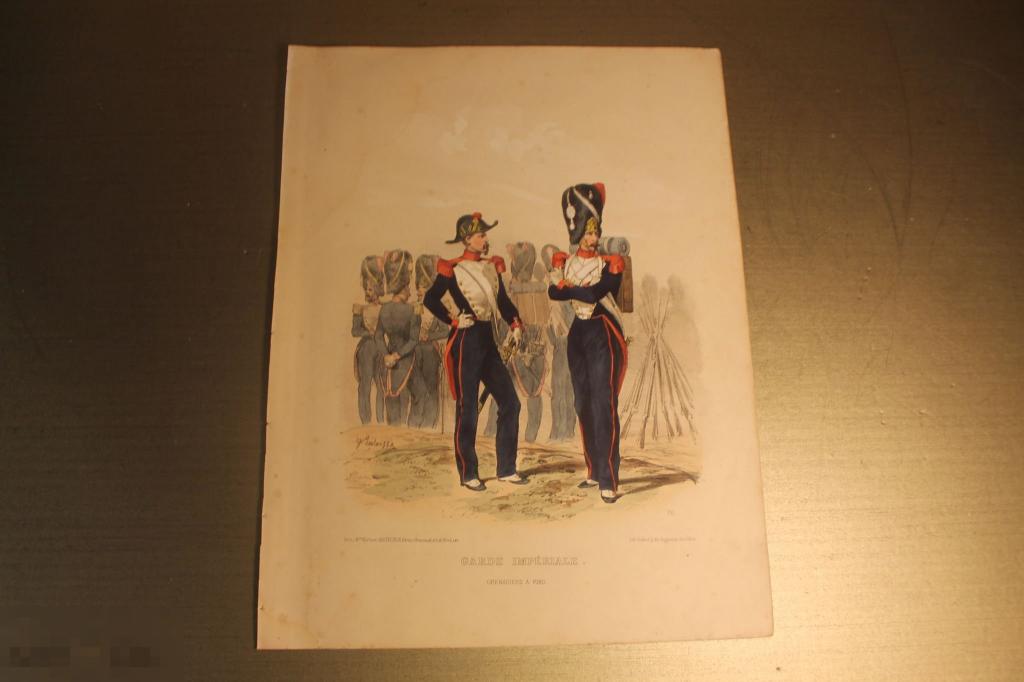 ГРАВЮРА. ЦВЕТНАЯ. ФРАНЦИЯ. ПАРИЖ. АРМИЯ НАПОЛЕОНА. АРМИЯ ФРАНЦИИ. * 