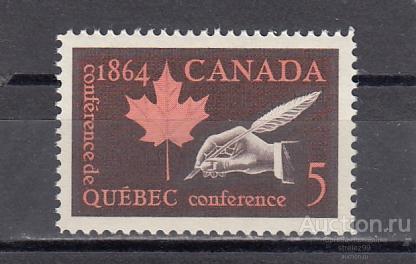CANADA   КАНАДА  Конференция в Квебеке   № 377   1964   Сост**  MNH