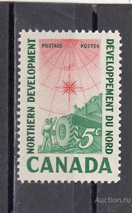 CANADA   КАНАДА  Заселение Севера    № 338  1961   Сост**  MNH