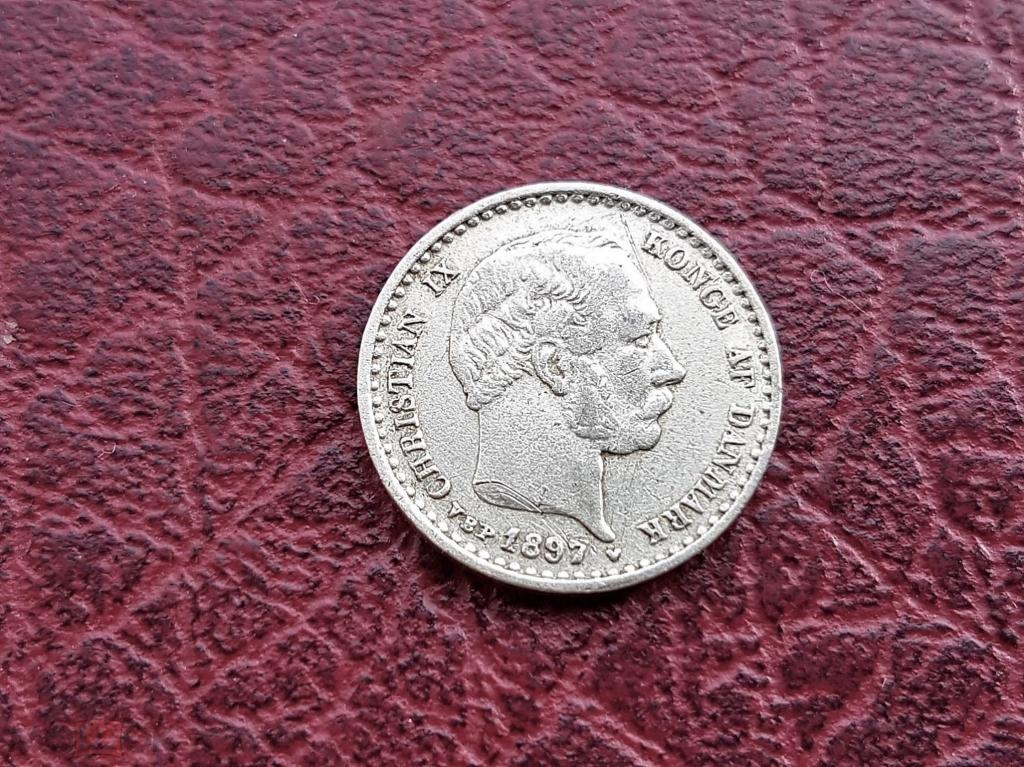 10 эре 1897 король Кристиан IX Дания.